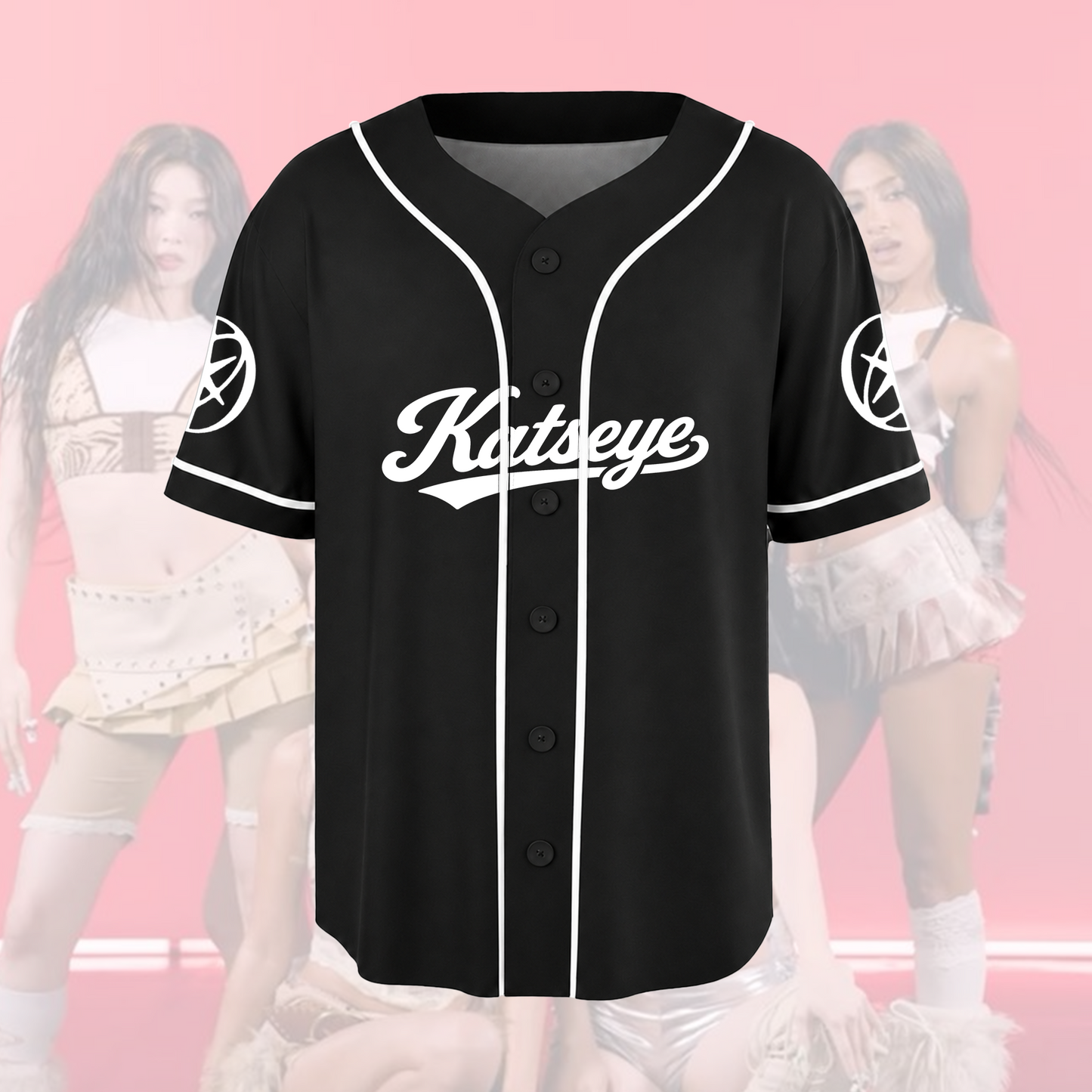 Suit Style KATSEYE Baseball Jersey The Wild World Tour Animal Concert Outfit Fan Edition