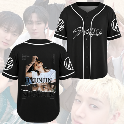 Stylish Stray Kids Spotlight Baseball Jersey Concert Gift For Fans