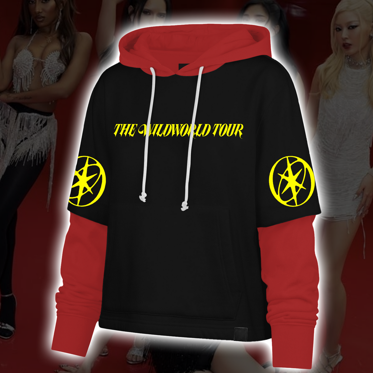 Symphonic KATSEYE Touch The Sky Shortstop Hoodie Unique Wildworld Tour Fan Merch