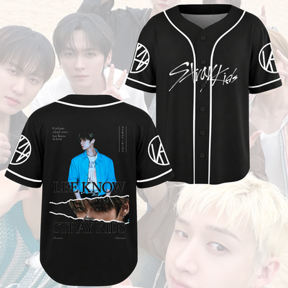 Stylish Stray Kids Spotlight Baseball Jersey Concert Gift For Fans