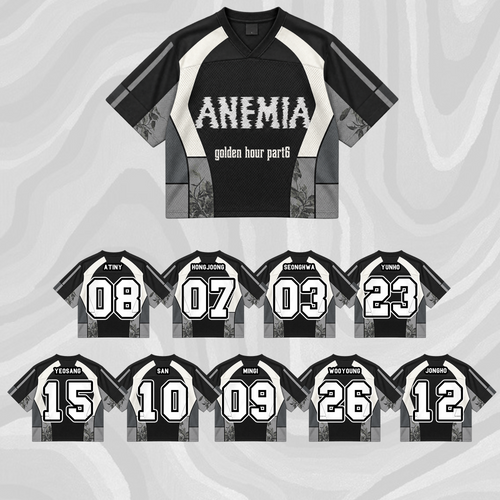 ATEEZ Golden Hour Part 5 Mixed Mesh Jersey Fan Edition (Bad)