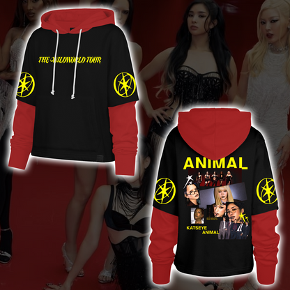 Enigmatic KATSEYE Wild World Tour Shortstop Hoodie Unique Fan Edition