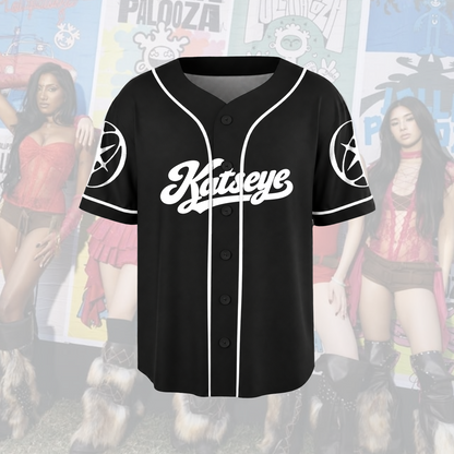 KATSEYE Hootie Frutti Retro Vaporwave Baseball Jersey Fan Gifts