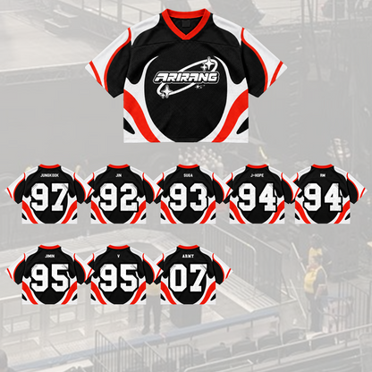 Rose of Sharon Bangtan Boys Arirang Welttournee BTS Mesh-Trikot-Mix Geschenk für Army