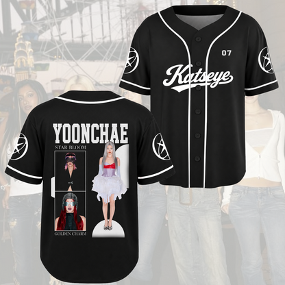 KATSEYE Streetwear Baseball Jersey The Wildworld Tour Outfit Gift For Fans
