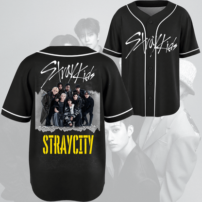 Stray Kids Stray City Concert Baseball Jersey Fan Edition