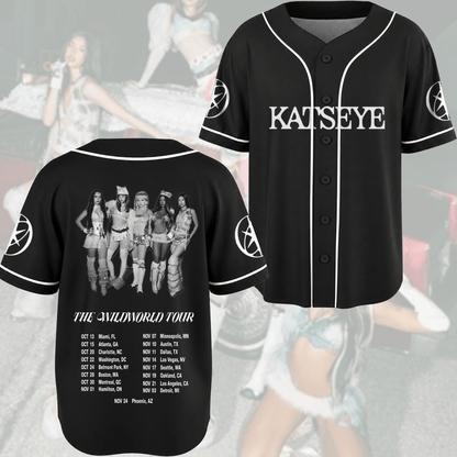 Igniter Katseye The WildWorld Tour Baseball Jersey Fan Edition