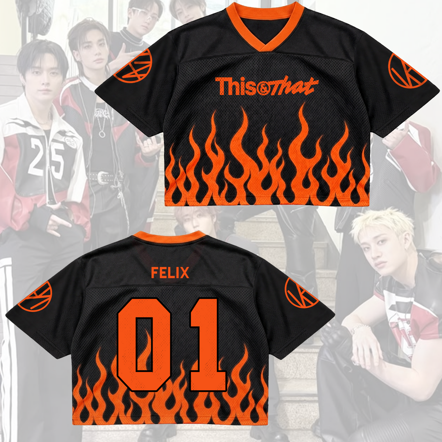 Bold Stray Kids This That Album Jersey Run It Merch Gift for STAY
