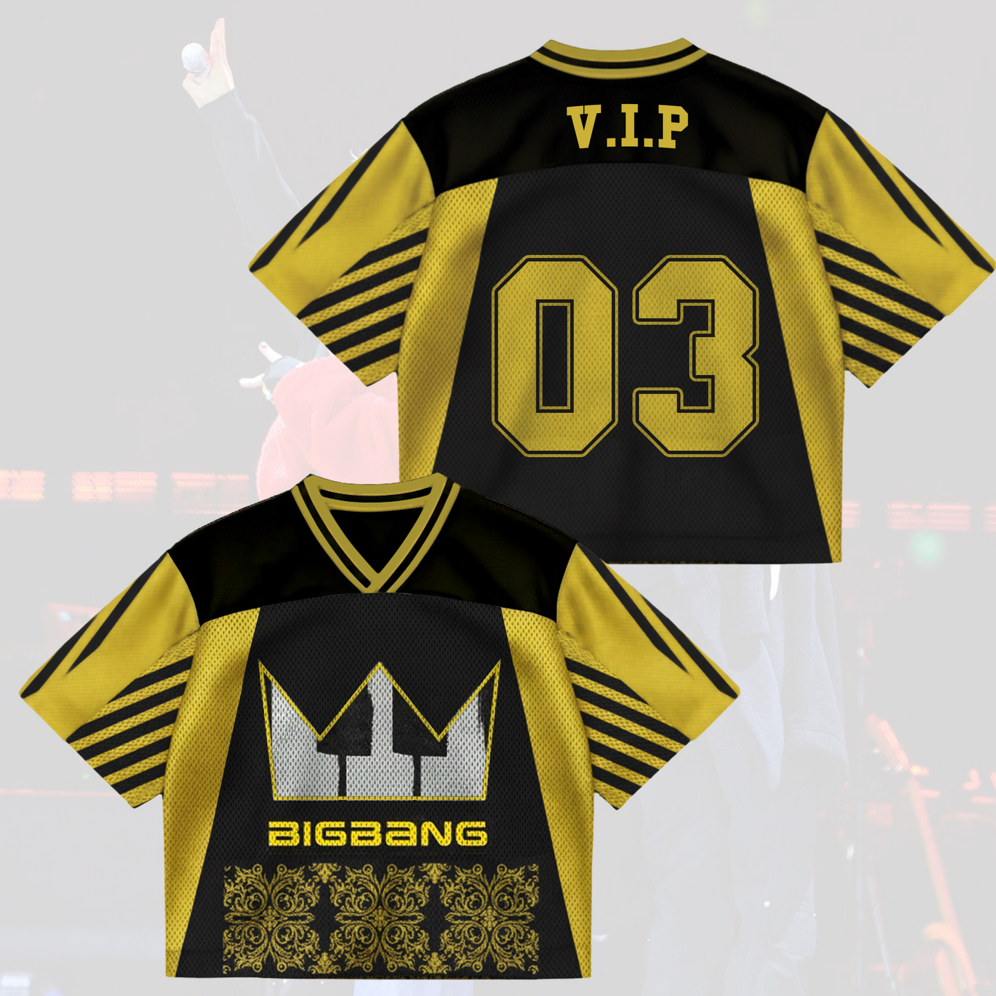 The Crown Reborn 20 Years of Glory Bigbang Mixed Mesh Jersey Gift For Fans