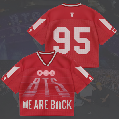 New Abum BTS 2026 Mixed Mesh Jersey Gift For Lovers
