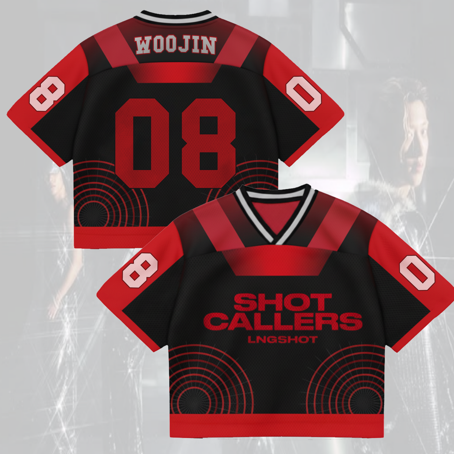 LNGSHOT Shot Caller New Album Debut Mixed Mesh Jersey