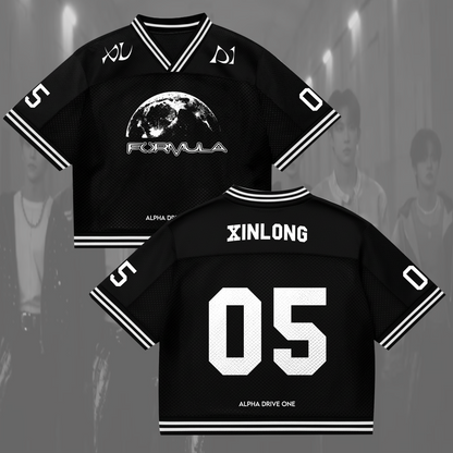 ALPHA DRIVE ONE Formula ALD1 Mixed Mesh Jersey Gift For Lovers