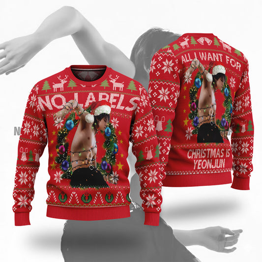 TXT All I Want For Christmas is Yeonjun Ugly Sweater