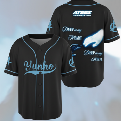ATEEZ Golden Hour Part 4 Baseball Jersey Gift For ATINY