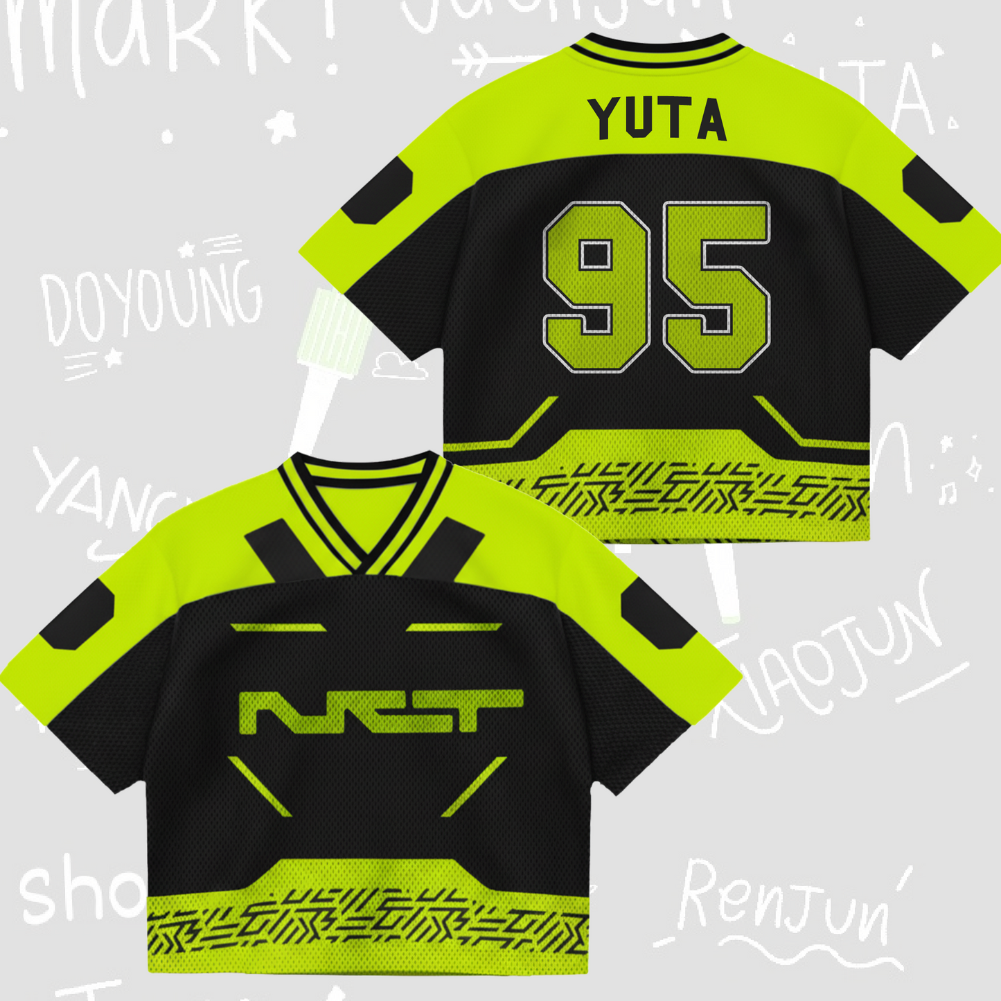 NCT 127 Everything All At Once Neo Mixed Mesh Jersey Gift For Fans