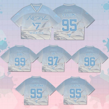 Seventeen World Tour New 2025 Mixed Mesh Jersey Football