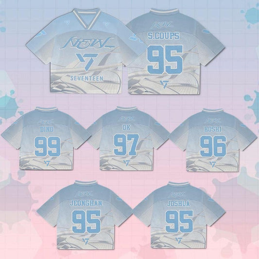 Seventeen World Tour New 2025 Mixed Mesh Jersey Football