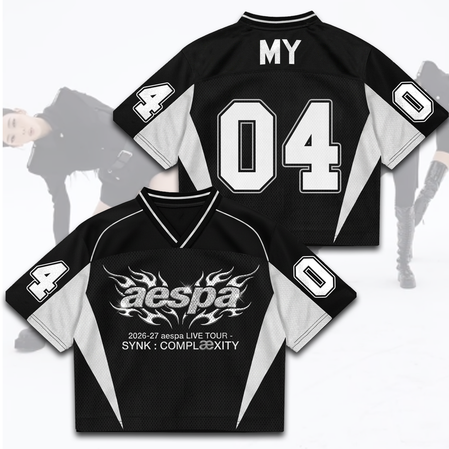 AESPA SYNK COMPLaeXITY Live Tour Mixed Mesh Jersey Fan Edition