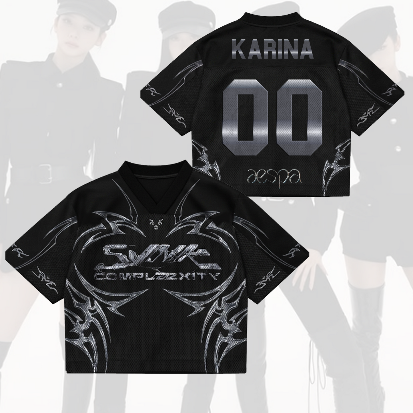 SYNK COMPLaeXITY AESPA World Tour Mixed Mesh Jersey  Fan Edition