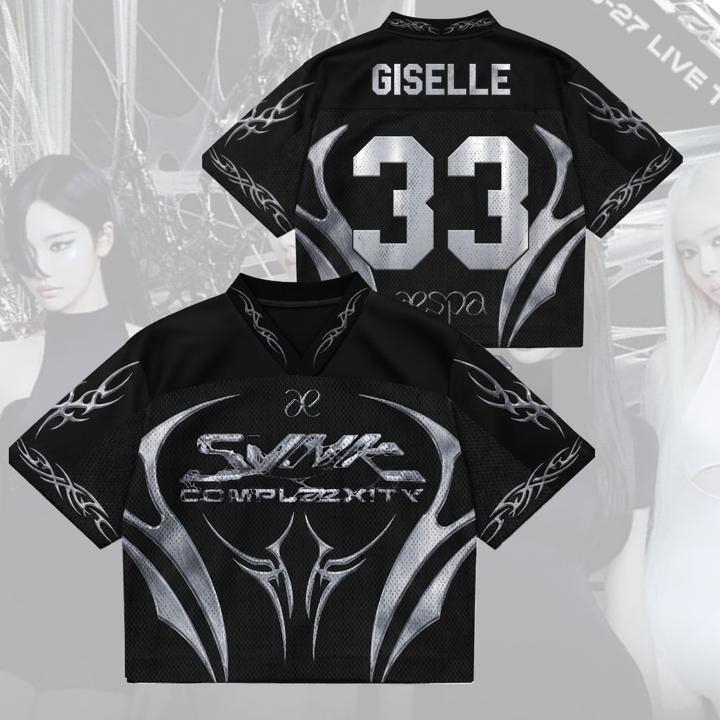 AESPA Live Tour 2026-2027 Mixed Mesh Jersey SYNK COMPLaeXITY Fan Merch