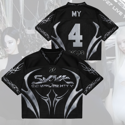 AESPA Live Tour 2026-2027 Mixed Mesh Jersey SYNK COMPLaeXITY Fan Merch