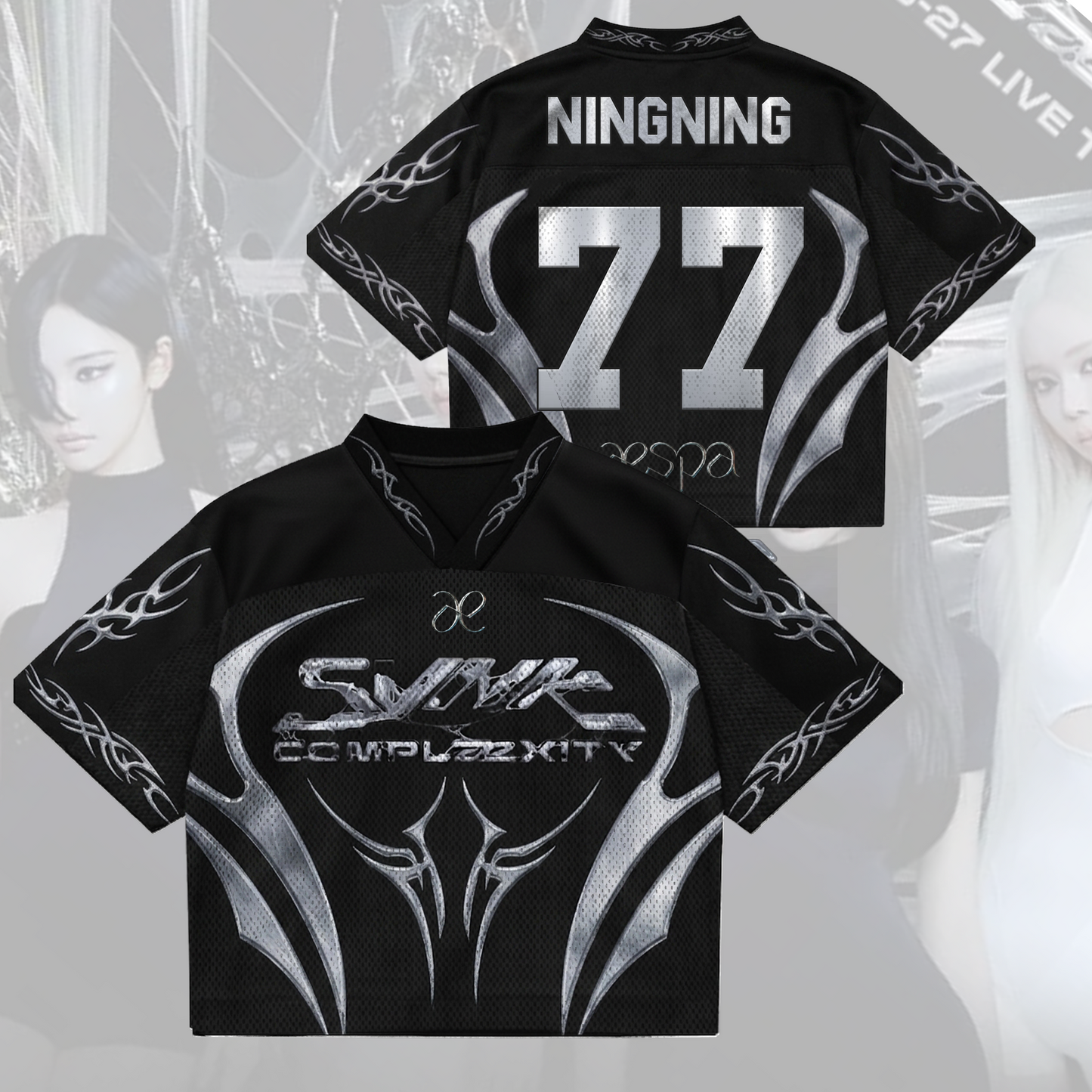 AESPA Live Tour 2026-2027 Mixed Mesh Jersey SYNK COMPLaeXITY Fan Merch