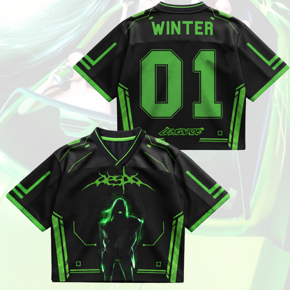 Juicy Pose Aespa Lemonade Abum Mix Mesh Jersey Fan Edition