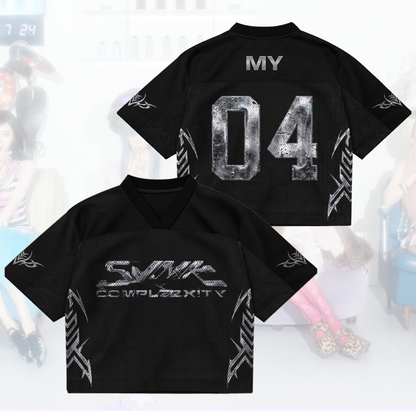 SYNK COMPLaeXITY AESPA Mixed Mesh Jersey Gift For Fans