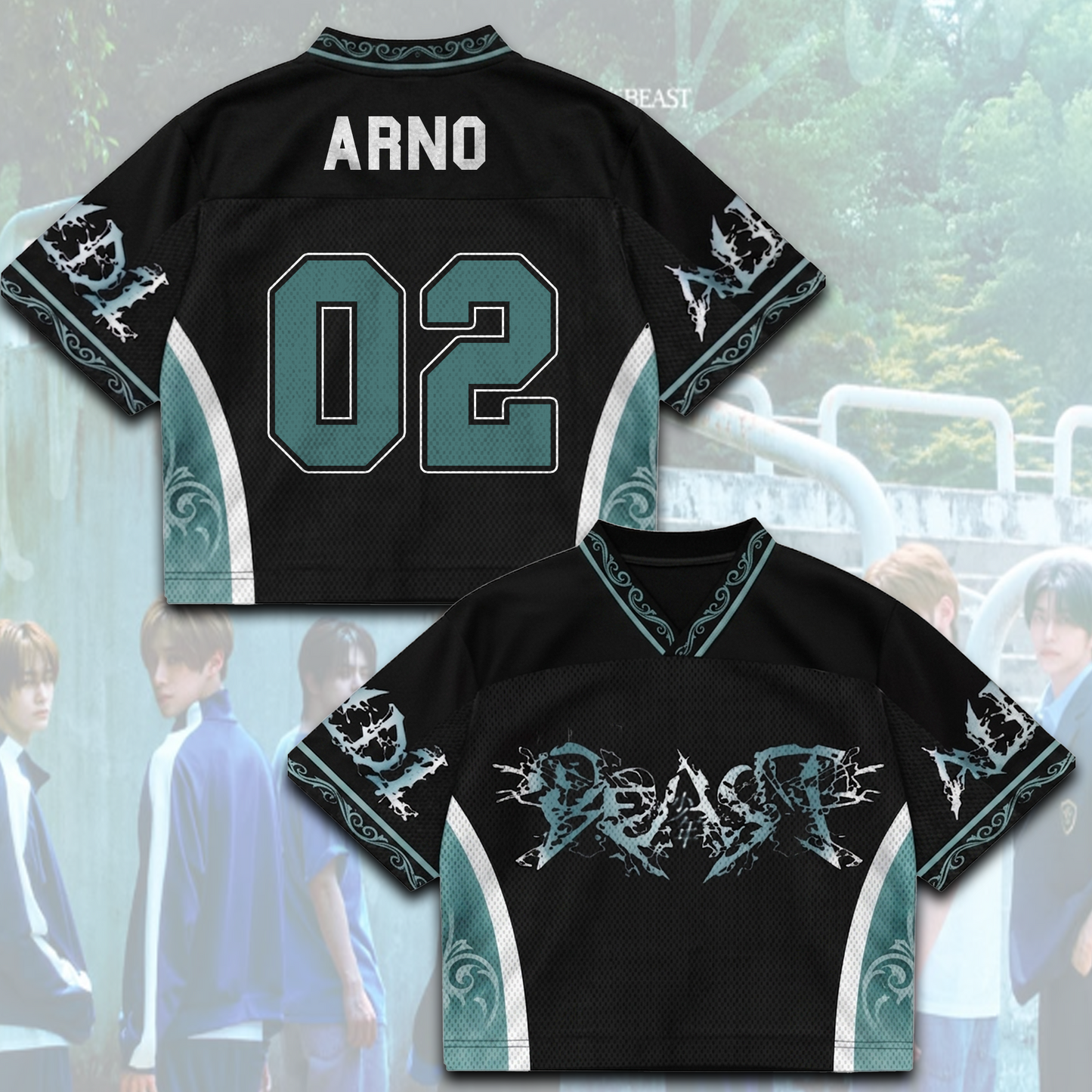 ALD1 Beast Album Mixed Mesh Jersey Gift For Fans