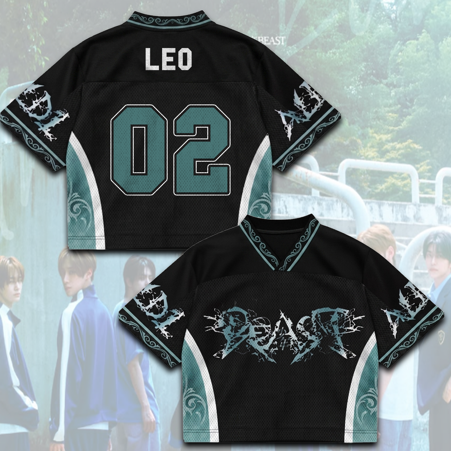 ALD1 Beast Album Mixed Mesh Jersey Gift For Fans