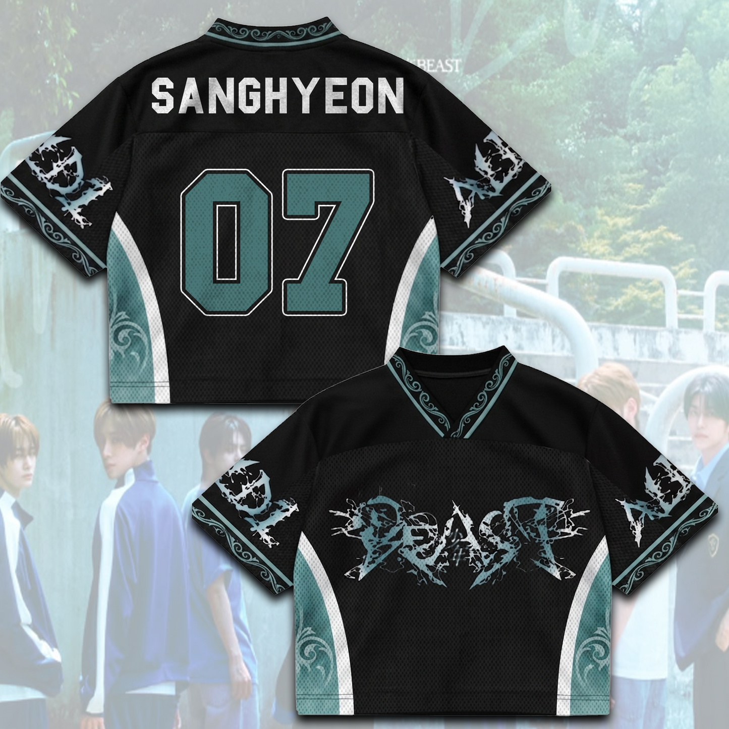 ALD1 Beast Album Mixed Mesh Jersey Gift For Fans