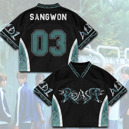 ALD1 Beast Album Mixed Mesh Jersey Gift For Fans