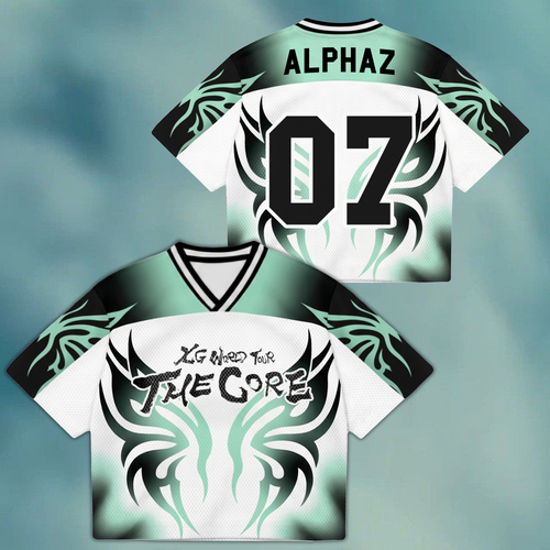 Electrifying XG The Core  World Tour Mixed Mesh Jersey Gift For Alphaz