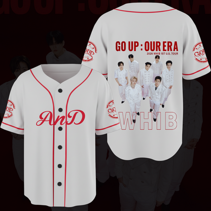 WHIB 1st America Tour Go Up Our Era Baseball Jersey
