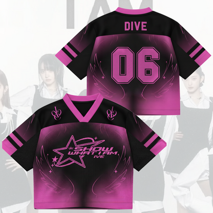 Angel Star IVE Show What I Am World Tour Mixed Mesh Jersey