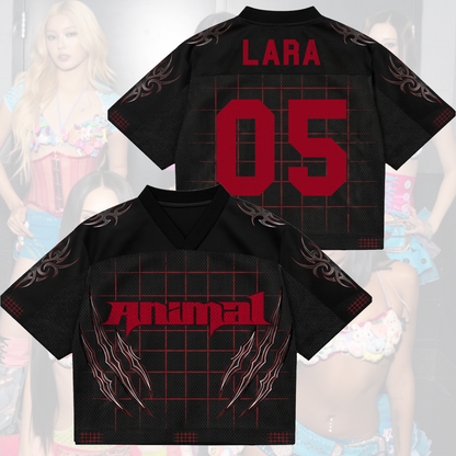 Katseye Animal Wild Album The Wild Tour Mixed Mesh Jersey Eyekons Edition