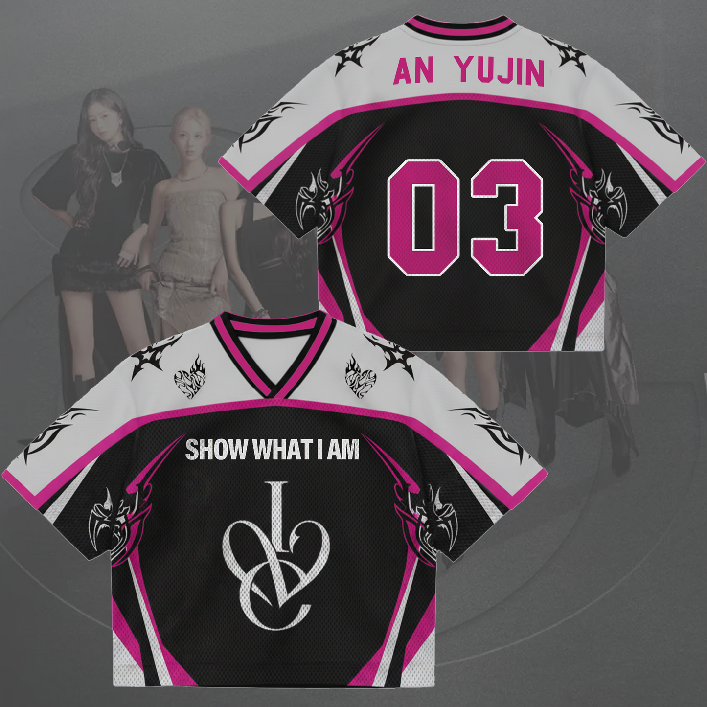 Show What I Am IVE World Tour Mixed Mesh Jersey