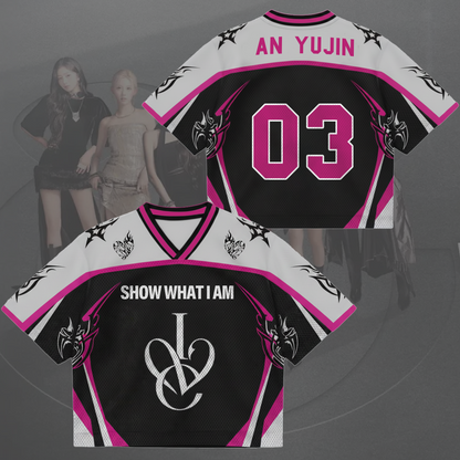 Show What I Am IVE World Tour Mixed Mesh Jersey