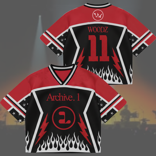 Shining Midnight Archive 1 World Tour  Woodz Mixed Mesh Jersey