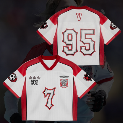 Sporty Jimin Jersey Arirang World Tour Mixed Mesh Jersey Gift For Fans