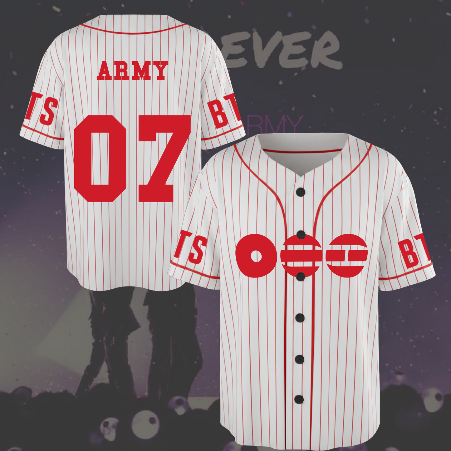 Blockbuster World Tour 2026 Army BTS Baseball Jersey Gift For Lovers