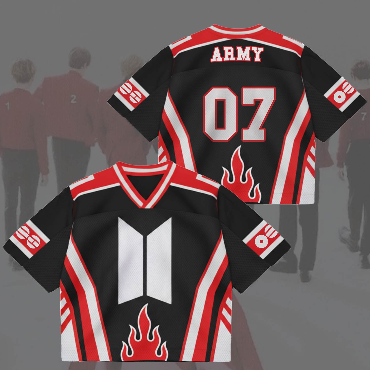 Triumphant Arirang Album Concert Mixed Mesh Jersey
