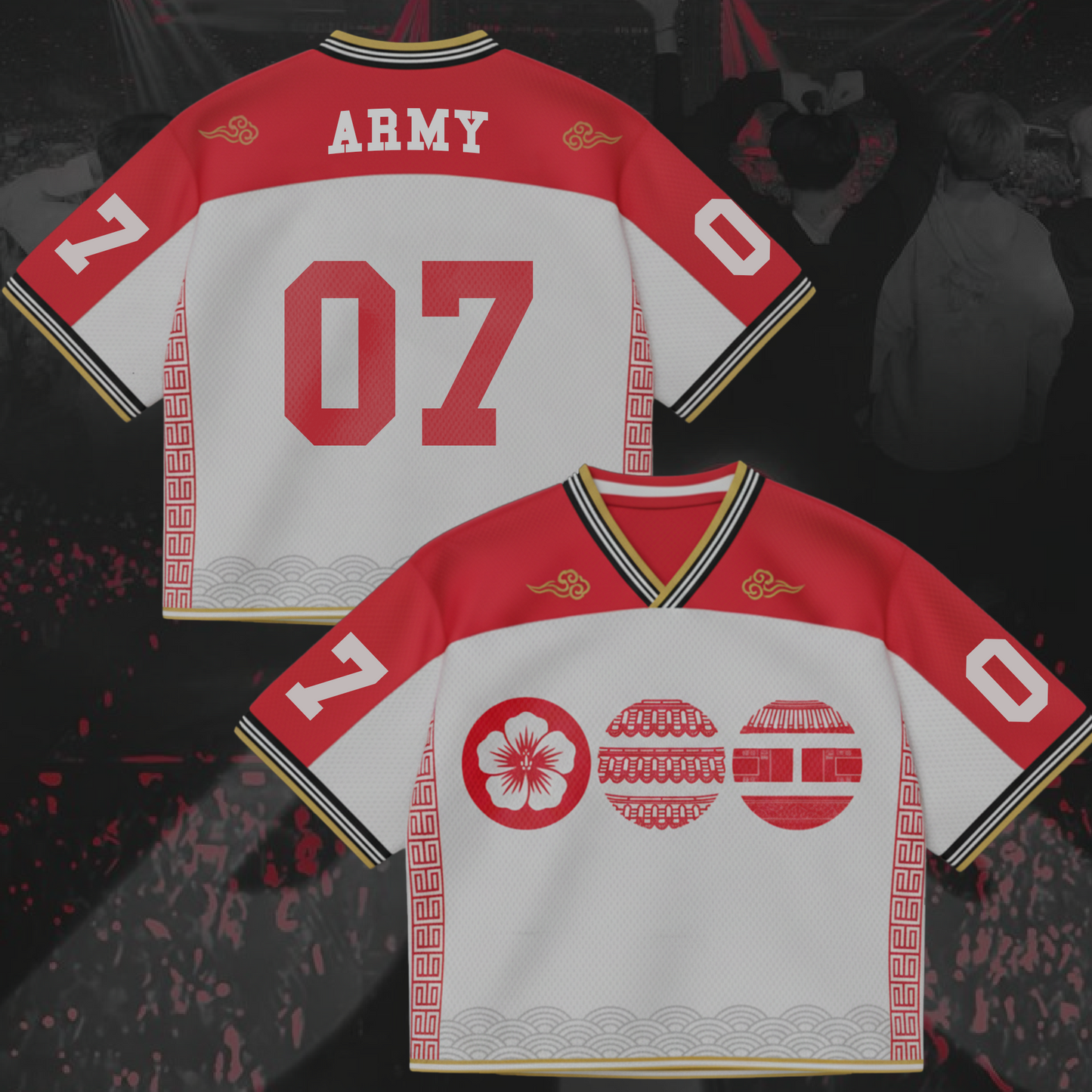 Eternal Dynasty BTS Mixed Mesh Jersey Gifts For Army