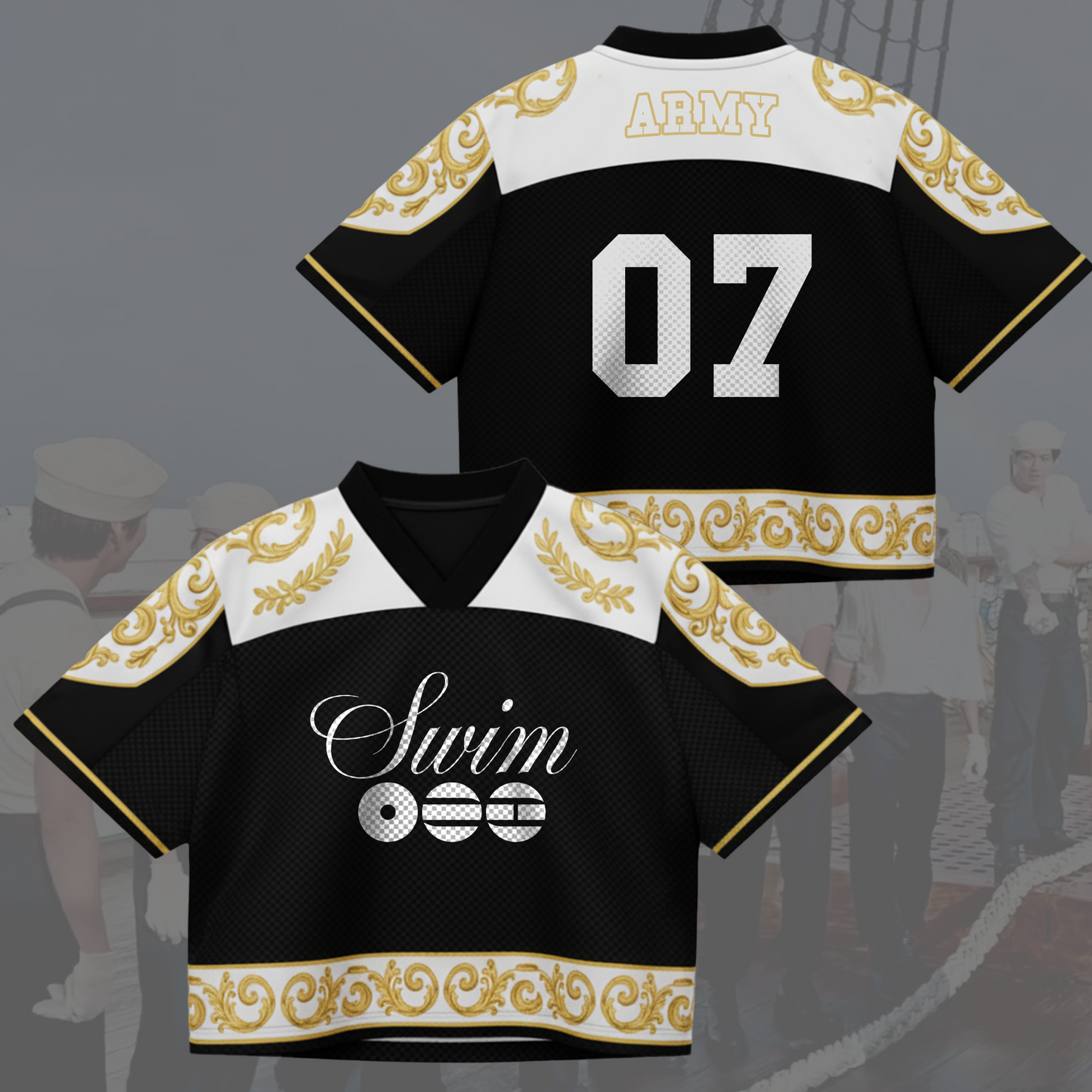 Royal Bangtan Army Arirang World Tour Mixed Mesh Jersey Gift For Fans
