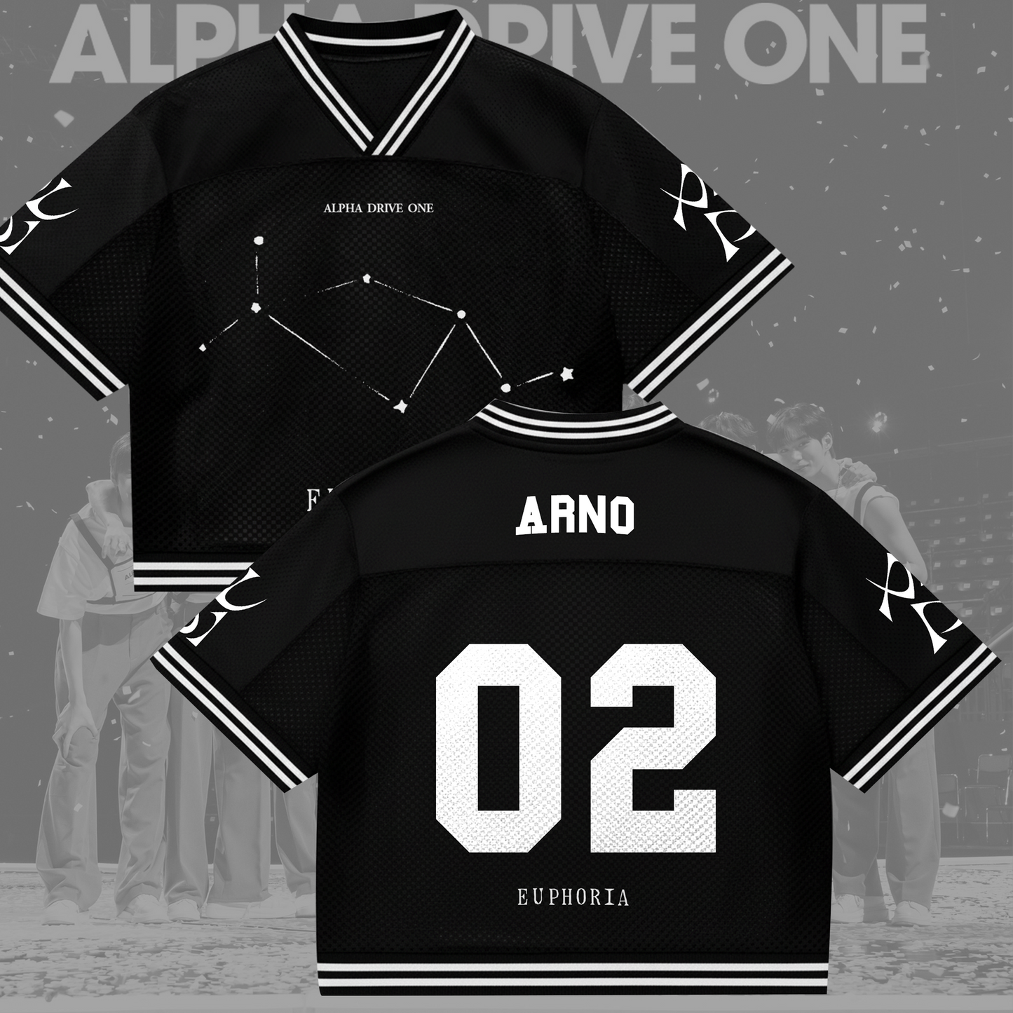 ALPHA DRIVE ONE Euphoria Album ALD1 Mixed Mesh Jersey
