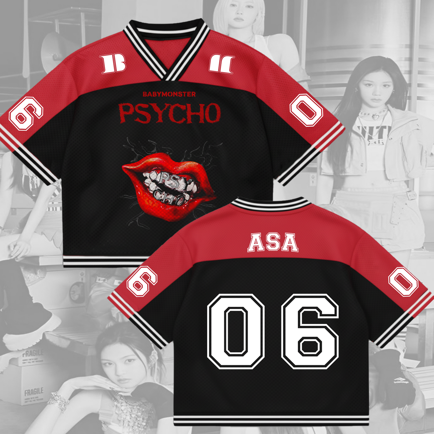 Babymonter PSYCHO Mixed Mesh Jersey Football