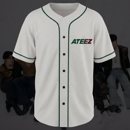 Ateez Golden Hour Mini Album 14th  Baseball Jersey Fan Edition