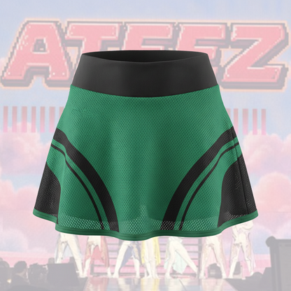 Ateez Golden Hour Part 5 Off Shoulder Mesh Futuristic Concert Outfit Fan Edition