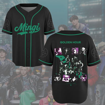 Mean Boys Ateez Golden Hour Part 5 Concert Baseball Jersey Fan Edition