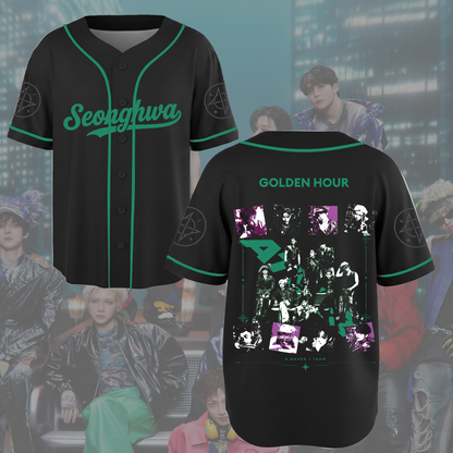 Mean Boys Ateez Golden Hour Part 5 Concert Baseball Jersey Fan Edition
